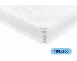 Topper 180x200 XXL Bamboo 4D Topper - HR 45 - Topmatras - 11cm dik - Matras Antibacterieel - Orthopedisch