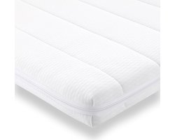 Topper - 200x200 - koudschuim - premium tijk - bed topper - 5 cm hoog - Gemiddeld