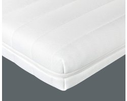 Topper – 90x190 – koudschuim – premium tijk – bed topper - 5 cm hoog - Gemiddeld