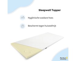 Traagschuim topper 160x200 – Matrastoppers Nasa Memory Schuim – Wasbare Hoes