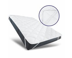 Zachte matras-topper 160x200cm, ademend, drukverlagend