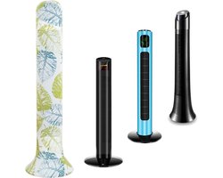 Allecto - Ventilator Stofkap - Bescherming Ventilator - Herbruikbaar - Ventilator Beschermhoes - Verticale Ventilator - Geschikt voor Torenventilat...