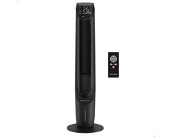 CoolHome - Torenventilator Zwart - Afstandsbediening - Waaier met Luchtkoeler Functie en Ionisator - Ventilator Staand
