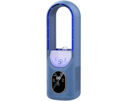 Draagbare airconditionerventilator, luchtverdamperkoeler, USB-airconditionerventilator, mini-airconditionerkoeler (blauw)
