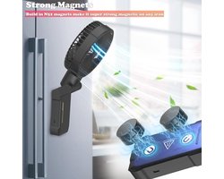 Draagbare Clip-on Golfkar Ventilator met Oplaadbare Batterij en Magnetische Bevestiging