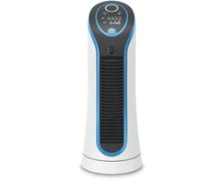 Florixa® Ventilator toren - Ventilator staand - Torenventilator - Wit / Zwart - 19cm x 19cm x 44cm