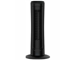 MMM® Ventilator Toren - Ventilator Staand - Ventilatoren - 3 Snelheden, 7,5 uur Timer, Afstandsbediening - (102 cm) Hoog, Oscillerend, Koper - Zwart