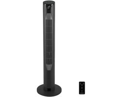 MMM® Ventilator Toren - Ventilator Staand - Ventilatoren - met Afstandsbediening - 3 Snelheden, 3 Standen, 80º Oscillatie en Timer 12 uur