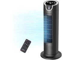 MMP® Ventilator toren - Ventilator staand - Torenventilator - Zwart - ‎16cm x 16cmx 41cm