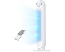 Quvo® Ventilator toren - Ventilator staand - Torenventilator - Wit - 30cm x 30cm x 92cm