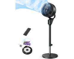 Quvo® Ventilator toren - Ventilator staand - Torenventilator - Zwart - ‎30cm x 30cm x 105cm