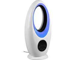 Reality - Ventilator - 3W - Torenventilator - Afstandsbediening - Timer - Staand - RGBW - Rond - Wit - Kunststof