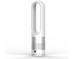 Ryze3 WindForce Ventilator - Bladeless Fan - Torenventilator - Electrisch - 8 Snelheden - 30W - 8000RPM – 80 Graden Draaibaar - Wit-Hot&Cold