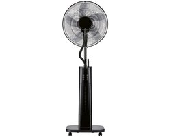 SILVERCREST® Staande ventilator met vernevelingsfunctie - Vermogen: 80 W - Standen: 3 - Afmetingen: 45 x 38 x 125 cm - Standventilator met apart te gebruiken sproeinevelfunctie - Eenvoudige te vullen en reinigen dankzij afneembare watertank