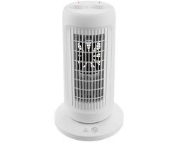 SILVERCREST® Torenventilator 1500 W - 2 Vermogensniveaus - Individueel regelbare temperatuurinstelling - Kantel en oververhittingsbeveiliging voor meer veiligheid - Met kabelopwikkeling - Incl. vorstbeveiligingsfunctie - Wit