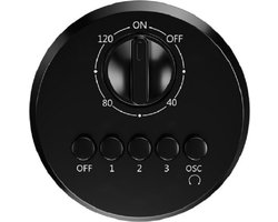 SILVERCREST TorenVentilator (zwart) 3 ventilatiestanden