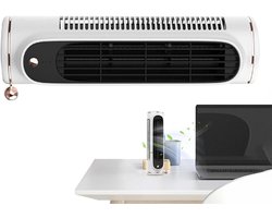 Stille Torenventilator - Bladloze Ventilator Circulatieventilator - Ruimte Koelen - Geluidsarm Ontwerp - 90° Oscillatie - Wit
