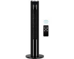 SVN® Ventilator toren - Ventilator staand - Torenventilator - Zwart - ‎28cm x 28cm x 87cm