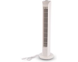 Torenventilator met 3 Oscillatiesnelheden | 45W | Met 78cm Hoog en 12cm Breed | Perfect voor Verkoeling in Kantoor, School & Thuis