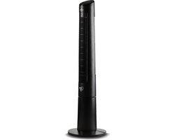 Torenventilator - Staande Ventilator met Afstandbediening - 3 Snelheden - 91cm Hoog - 48W - Timer functie - 180° Oscillatie Toren - Zwart