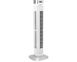 V-TAC VT-5536 55W Torenventilator met Afstandsbediening LED Display 15U Timer Wit