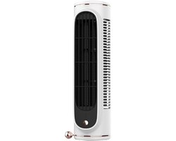 Zyrex® Ventilator toren - Ventilator staand - Torenventilator - Zwart en Wit - ‎30cm x 10cm x 30cm