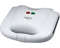 Adler AD 301 - Tosti apparaat - wit - 750 Watt