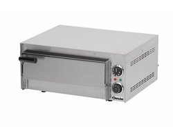 Bartscher Pizza Oven - RVS - Mini - 1x Ø35 cm - 50-300°C - 230V - 545x500x230mm - Horeca Oven