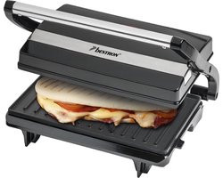 Bestron Contactgrill - APM123Z - 700W - Tosti apparaat - 14x22cm bakoppervlak - Zwart