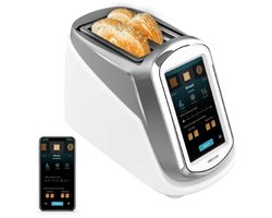 Cecotec Tostadora ToastPad Double Pro LCD-scherm, 1400W, rvs, zwart