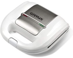 Compact Tosti IJzer Wit met Antiaanbaklaag - Snel en Veilig Toasten