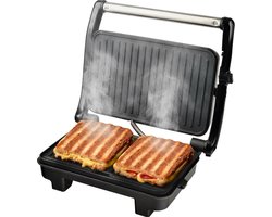 COOK-IT Tosti Apparaat - Instelbare Temperatuur - Vergrendelende Clip - Tosti IJzer - Contact Grill