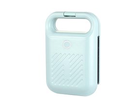 Croque Monsieur Toestel - Tosti Apparaat - Instelbare Temperatuur En Snelle Verwarming Voor Gezonde Maaltijden - 1 Stuks - Studentenhuis/Compacte Keuken + bluaw