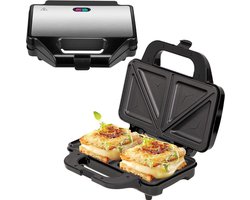 DnA® Tosti-ijzers - Tosti Apparaat - Tosti Ijzer - Rood - 25cm x 29cm x 9cm