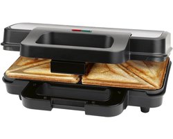 DnA® Tosti-ijzers - Tosti Apparaat - Tosti Ijzer - Zwart - 24cm x 27cm x 10cm