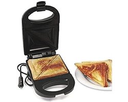 DnA® Tosti-ijzers - Tosti Apparaat - Tosti Ijzer - Zwart - 9cm x 22cm x 14cm