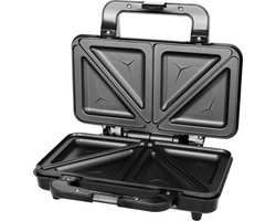 EMERIO ST-125833 Tosti-apparaat RVS, Zwart