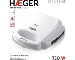 Haeger Zammy - Tosti ijzer - Wit