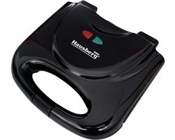 Hausberg HB-3510NG Elektrische Sandwichmaker 750 W | Tosti-IJzer Voor 2 Tosti’s | Antiaanbakplaten & Warmte-indicator – Groen