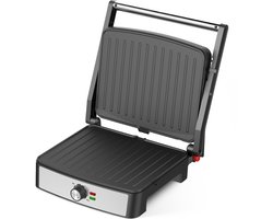 Kitchenwell Contactgrill - Grill apparaat - Tosti apparaat - Anti-aanbaklaag - 3-in-1 -180 °C grill