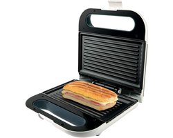 Luxe Sandwichmaker en Grill met Antiaanbakplaten en RVS Afwerking