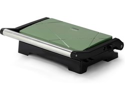 Mini Grill en Broodrooster met Thermostaat en Antiaanbaklaag