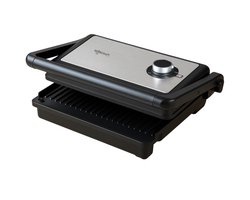 Safecourt Kitchen Panini-grill - Tosti apparaat - Contactgrill - Grill apparaat - Krachtig - Zwart