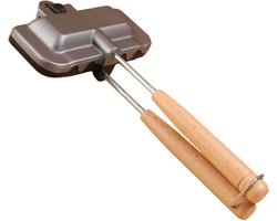 Sandwich Maker - Tosti ijzer - Snelle maaltijden - Antiaanbaklaag - 30 cm - Zilver