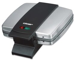 Sandwichmaker voor 2 Broodjes - 930 W, Schelp Vorm, Met Indicatie Lampje, Ronde Kabelopwinding