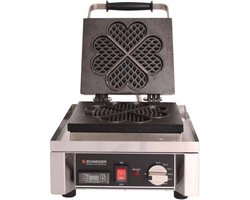 Schneider wafelbakapparaat met 4 hartvormen