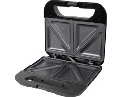 Silva Homeline ST 2000 Tosti-apparaat CoolTouch-behuizing, Anti-aanbaklaag, Controlelampje Zwart