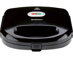SILVERCREST® KITCHEN TOOLS | Tosti-ijzer | Tostimaker | Tosti apparaat ILAG®-antiaanbaklaag | Vermogen: 750 W | Zwart