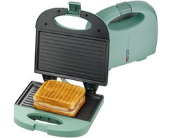 SNJY® Grill Apparaat - Bakplaat Electrisch - Tafelgrill - 750 W - Groen