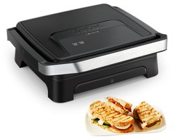 Tefal Inicio Classic GC2718 - Paninimaker & Contactgrill - 1500W - Zwart - Anti-aanbaklaag - Verticaal opbergbaar